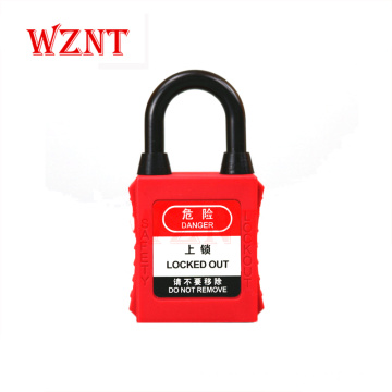 25mm Dust-Proof Waterproof Plastic Nylon Shackle Safety Padlock